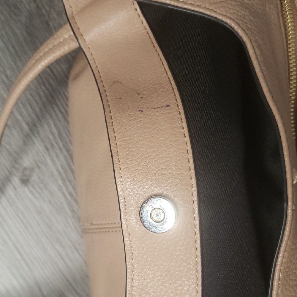 Vince Camuto Tan Leather Tote Bag - Picture 13 of 16